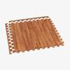 Forest Floor 5/8 Inch Thick Printed Foam Tiles, Premium Wood Grain Interlocking Foam Floor Mats, Anti-Fatigue Flooring, Mahogany, 100 Sq Ft view 4