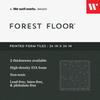 Forest Floor 5/8 Inch Thick Printed Foam Tiles, Premium Wood Grain Interlocking Foam Floor Mats, Anti-Fatigue Flooring, White Oak, 100 Sq ft view 2