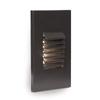 WAC Landscape Lighting, LEDme 120V LED Vertical Louvered Indoor and Outdoor Step and Wall Light 3000K Built-in LED in Bronze view 1