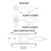 WAC Lighting R2BRD-N930-HZWT Oculux 2" LED Round Narrow 3000K Trim Engine and New Construction or Remodel Housing, Haze White view 3