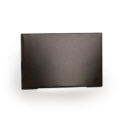 WAC Landscape Lighting, LEDme 120V LED Horizontal Scoop Indoor and Outdoor Step and Wall Light 3000K Built-in LED in Bronze