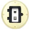 RiteAV Cat6 Shielded Ethernet Coax Cable TV Floor Box - Gold view 1