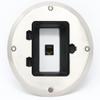 RiteAV 1 Gang 1 Port Cat6 Floor Box - Stainless Steel view 1