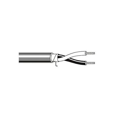 2000' Belden 5300U1 008U1000 18 AWG 2 Condiuctors PVC Jacket PVC Insulation Gray Water Blocked For Indoor Outdoor Cable