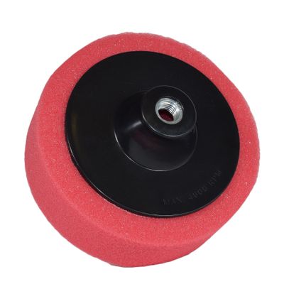 AB Tools Red Sponge M14 Soft 150mm Polishing Mop Sponge Buffing Wheel Polisher