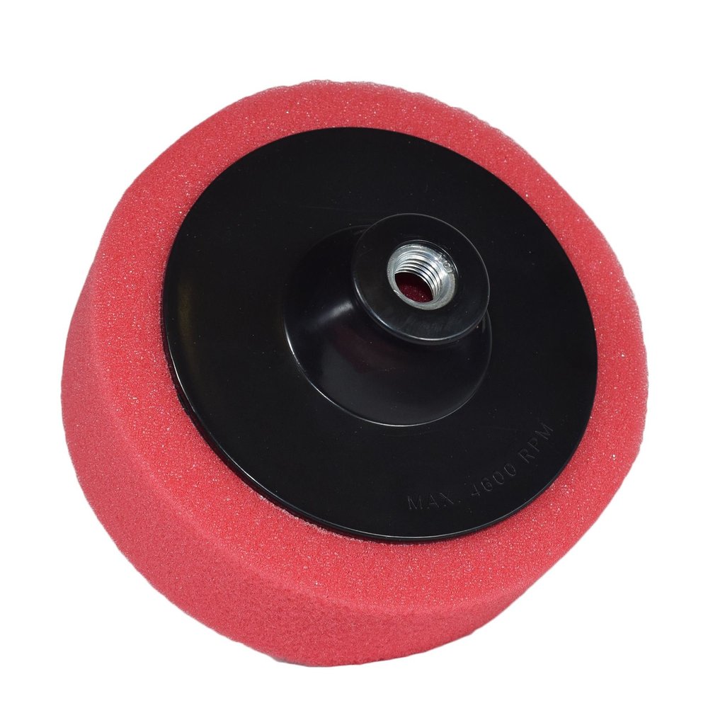 AB Tools Red Sponge M14 Soft 150mm Polishing Mop Sponge Buffing Wheel Polisher