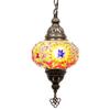 Paykoc Imports Turkish Mosaic Pendant Lantern - 6"x24" - Rainbow view 3