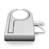 [MFI Certified] Replacement Protable Magnetic Charging Dock Compatible for Apple iWatch, Foldable Enable Nightstand Mode with 3ft Long USB Cable for All iWatch Series 1, 2, 3 (38, 42mm) (Silver) view 2