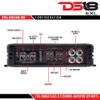 DS18 EXL-SQ160.2 Car Audio Amplifier in Black - Class D, 2 Channels, 320 Watts Max, Full Range Digital, 2-8 Ohm, Surface Mount Components - Car Audio Amp for Subwoofer and Door Speakers view 2
