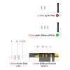 GEEKRIA 3.5mm Stereo Male to 2.5mm Balanced Female Adapter, Use 2.5mm Balanced Headphone Cable with 3.5mm Stereo Audio Output, No Microphone Support view 4
