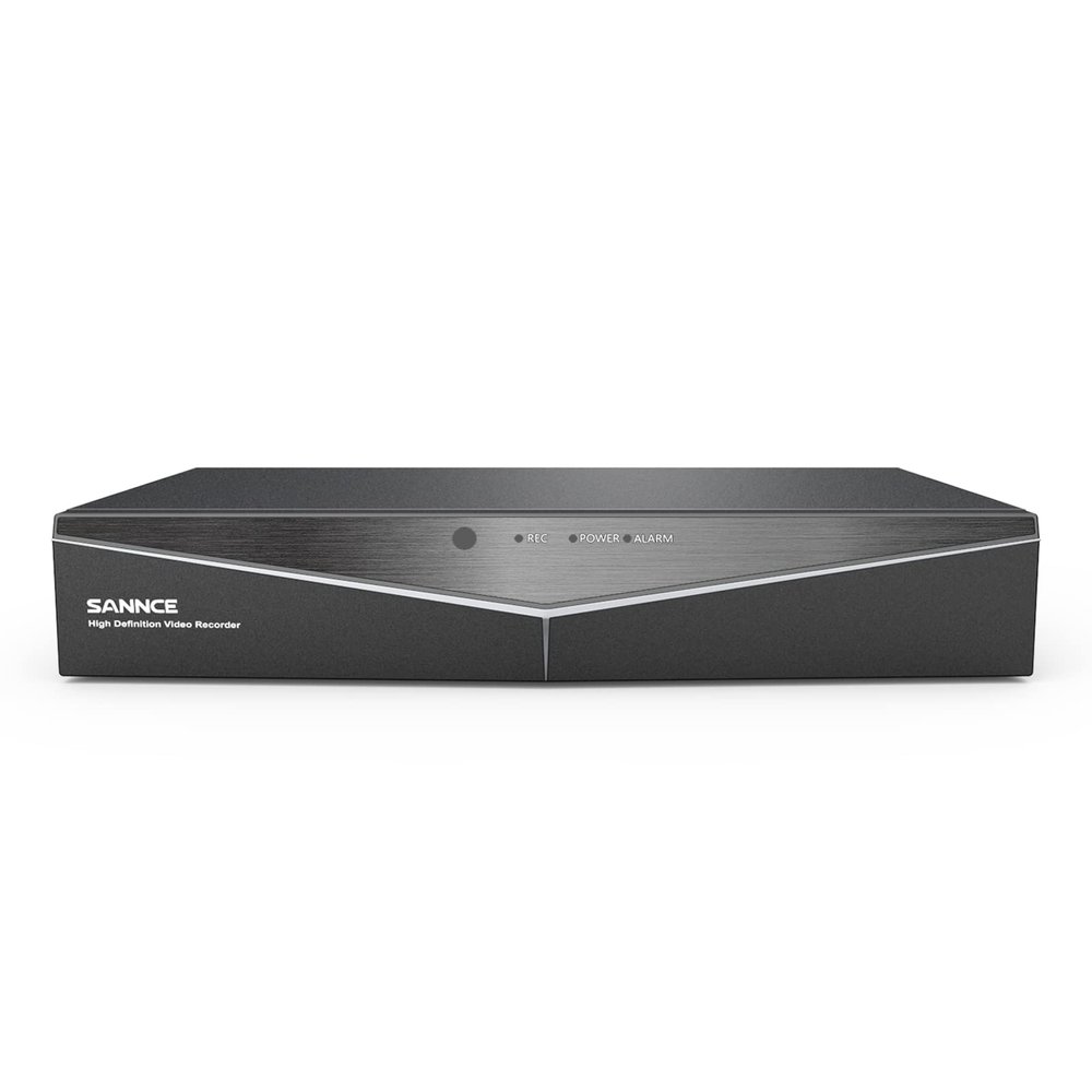 SANNCE 5MP 8 Channel Security Camera DVR, H.264+ Hybrid 5-in-1 Surveillance DVR Recorder, Supports 2MP TVI AHD CVI CVBS Analog IP Security Cameras, Remote Access, Motion Alert (NO Hard Drive)