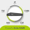 SANNCE 5MP 8 Channel Security Camera DVR, H.264+ Hybrid 5-in-1 Surveillance DVR Recorder, Supports 2MP TVI AHD CVI CVBS Analog IP Security Cameras, Remote Access, Motion Alert (NO Hard Drive) view 4