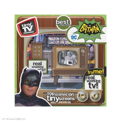 Tiny TV Batman Classic TV Series Real Working TV