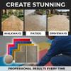 Travertine Ashlar Tile Concrete Stamps Set of 5 | Made in USA | 32" x 24" | Durable Rigid & Flexible Mats for Driveways, Walkways and Patios SM 6000/S-5 view 3