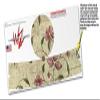Skin Decal Wrap for Google WiFi Original Flowers and Berries Pink (Google WiFi NOT Included) by WraptorSkinz view 3