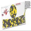 Skin Decal Wrap for Google WiFi Original WraptorCamo Old School Camouflage Camo Yellow (Google WiFi NOT Included) by WraptorSkinz view 3