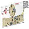 Skin Decal Wrap for Google WiFi Original Flowers and Berries Blue (Google WiFi NOT Included) by WraptorSkinz view 3