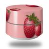 Skin Decal Wrap for Google WiFi Original Strawberries on Pink (Google WiFi NOT Included) by WraptorSkinz view 1