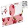 Skin Decal Wrap for Google WiFi Original Strawberries on Pink (Google WiFi NOT Included) by WraptorSkinz view 3