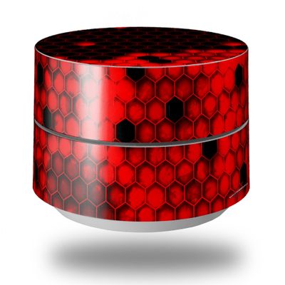 Skin Decal Wrap for Google WiFi Original HEX Red (Google WiFi NOT Included) by WraptorSkinz