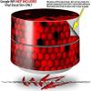 Skin Decal Wrap for Google WiFi Original HEX Red (Google WiFi NOT Included) by WraptorSkinz view 2