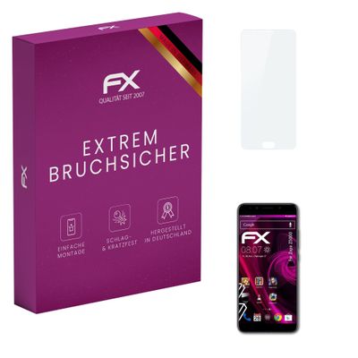 atFoliX Plastic Glass Protective Film compatible with Zopo Z5000, 9H Hybrid-Glass FX Screen Protector