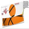 Skin Decal Wrap for Google WiFi Original Basketball (Google WiFi NOT Included) by WraptorSkinz view 3