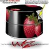 Skin Decal Wrap for Google WiFi Original Strawberries on Black (Google WiFi NOT Included) by WraptorSkinz view 2