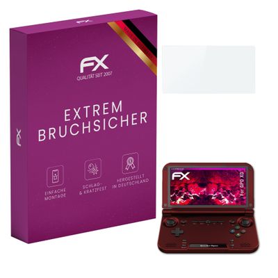 atFoliX Plastic Glass Protective Film compatible with GPD XD, 9H Hybrid-Glass FX Screen Protector