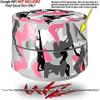 Skin Decal Wrap for Google WiFi Original Sexy Girl Silhouette Camo Pink (Google WiFi NOT Included) by WraptorSkinz view 2