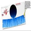 Skin Decal Wrap for Google WiFi Original Fire Blue (Google WiFi NOT Included) by WraptorSkinz view 3