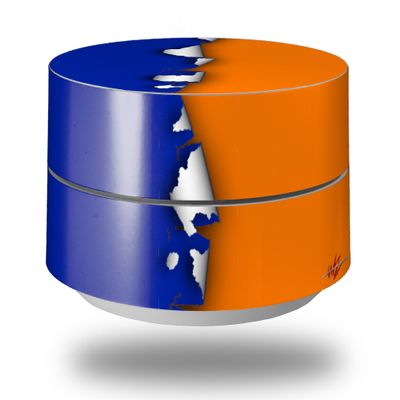 Skin Decal Wrap for Google WiFi Original Ripped Colors Blue Orange (Google WiFi NOT Included) by WraptorSkinz