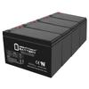 Mighty Max Battery 12V 8Ah SLA Replaces APC Smart UPS SU1400RM2U, SU3000RMUS - 4 Pack view 1