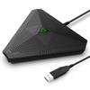 CMTECK Conference USB Microphone, Mute Button, Omnidirectional Condenser Boundary Mic for Recording, Streaming, Gaming, Skype (Windows/macOS)-Without Speaker view 1