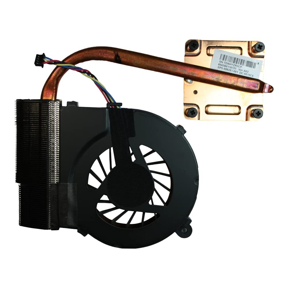Power4Laptops Integrated Graphics Version 4 (Please Check The Picture) Replacement Laptop Fan with Heatsink Compatible with Compaq Presario CQ56-202SI