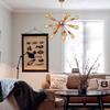 RUNNUP Adjustable Industrial 20" Wide Vintage Gorgrous Splendid Chandelier 21 Lights Open Bulb Style with Radial Fixture Arm in Copper Ceiling Light Pendant Light view 3