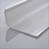 Beam Lighting Under Cabinet Light Cover Replacement | White Ribbed Acrylic Diffuser (Curved, 24") view 3