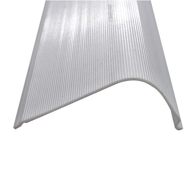 Beam Lighting Under Cabinet Light Cover Replacement | White Ribbed Acrylic Diffuser (Curved, 18")
