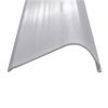 Beam Lighting Under Cabinet Light Cover Replacement | White Ribbed Acrylic Diffuser (Curved, 18") view 1