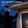 WALI CCTV Dome Fake Camera with Flashing Red Light, 2 Pack, White (SDW-2) view 2