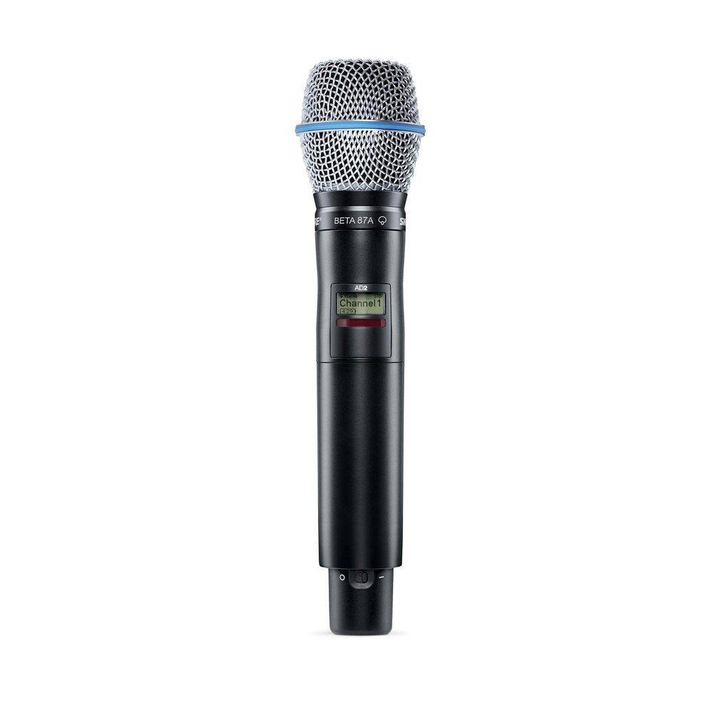 Shure AD2/B87A, Handheld Transmitter with Beta87A Microphone, G57