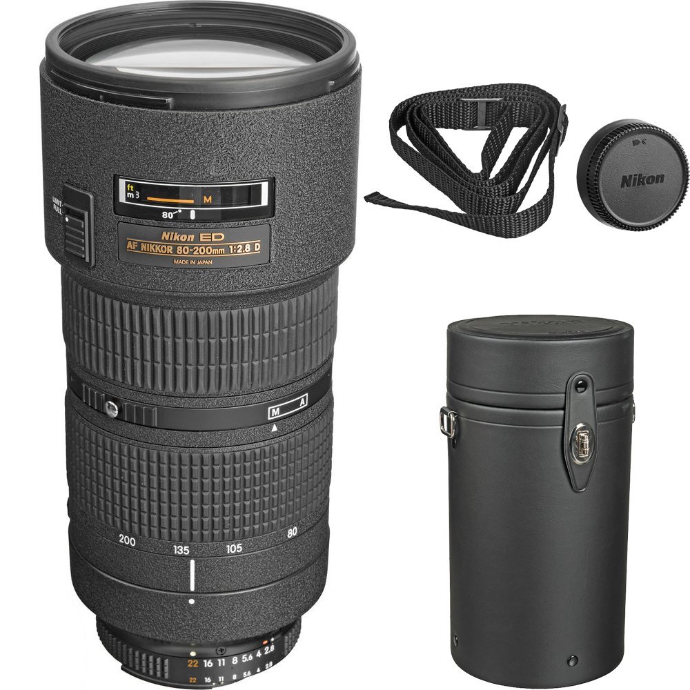 Nikon 80-200mm F/2.8D ED AF Zoom-Nikkor Lens1986 - (Renewed)