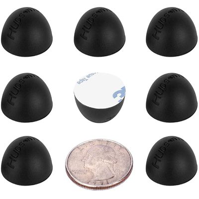 Speaker Isolation Pads  8-Pack 0.75" Platinum Silicone Feet for Speakers, Subwoofers, Turntables  Non-Slip, Vibration Damping Pads with Adhesive  20 Duro Anti-Vibration Mounts