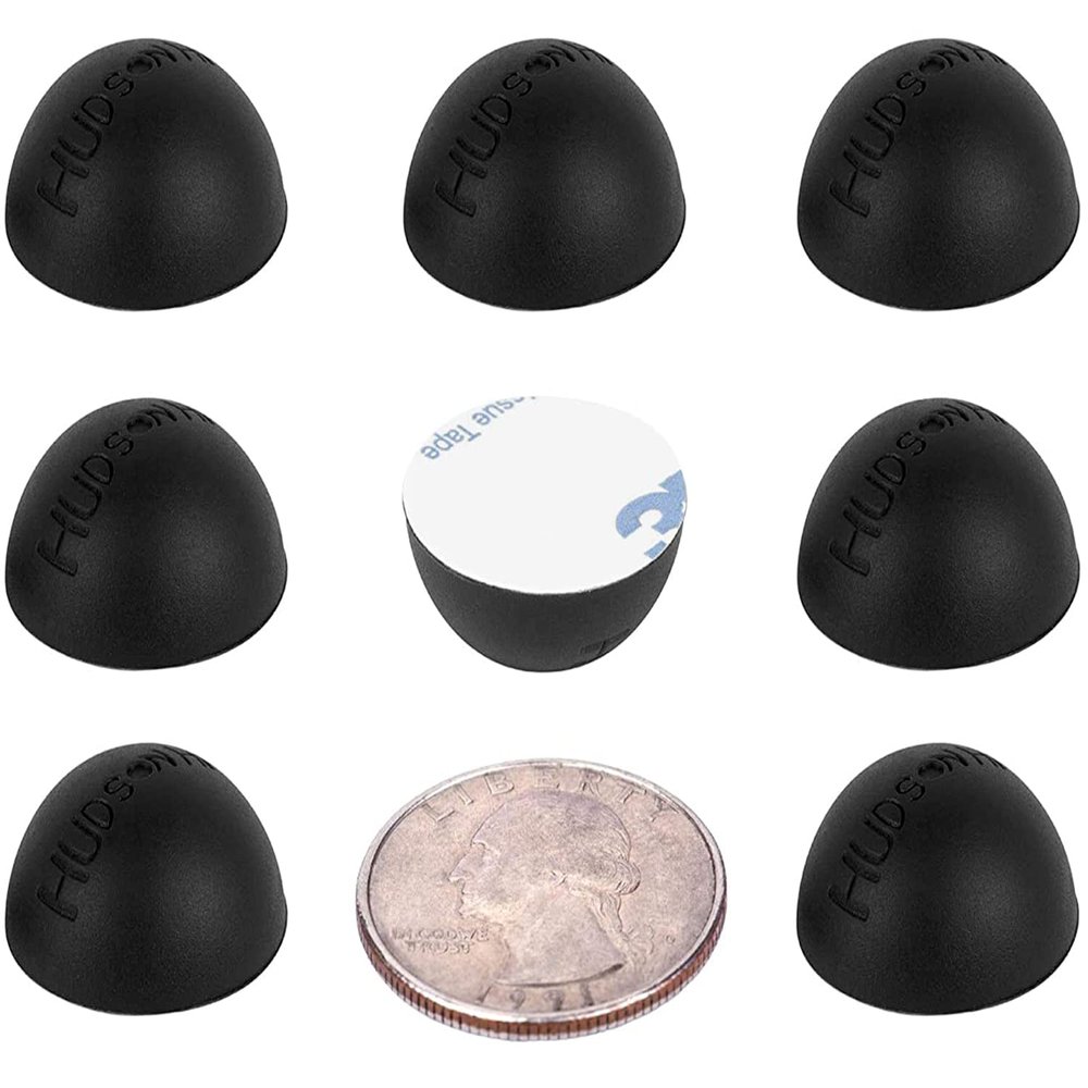 Speaker Isolation Pads  8-Pack 0.75" Platinum Silicone Feet for Speakers, Subwoofers, Turntables  Non-Slip, Vibration Damping Pads with Adhesive  20 Duro Anti-Vibration Mounts