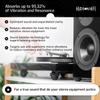 Speaker Isolation Pads  8-Pack 0.75" Platinum Silicone Feet for Speakers, Subwoofers, Turntables  Non-Slip, Vibration Damping Pads with Adhesive  20 Duro Anti-Vibration Mounts view 3