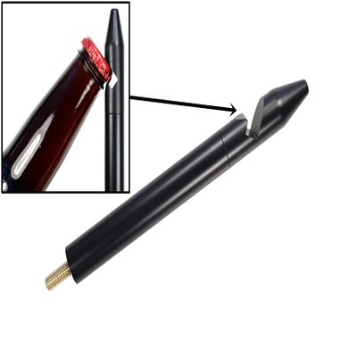 Made in USA - The Spike for Nissan Altima (1993-1999) - Black Ammo Antenna with Removable Bottle Opener