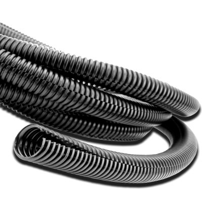 Cable Management Cord Cover 100 Ft x 3/4" Cable Protector Split Loom Tube Polyethylene Cord Protector Black Cable Sleeve Wire Management Cable Cover Wire Wrap Cord Sleeve Super-Deals-Shop