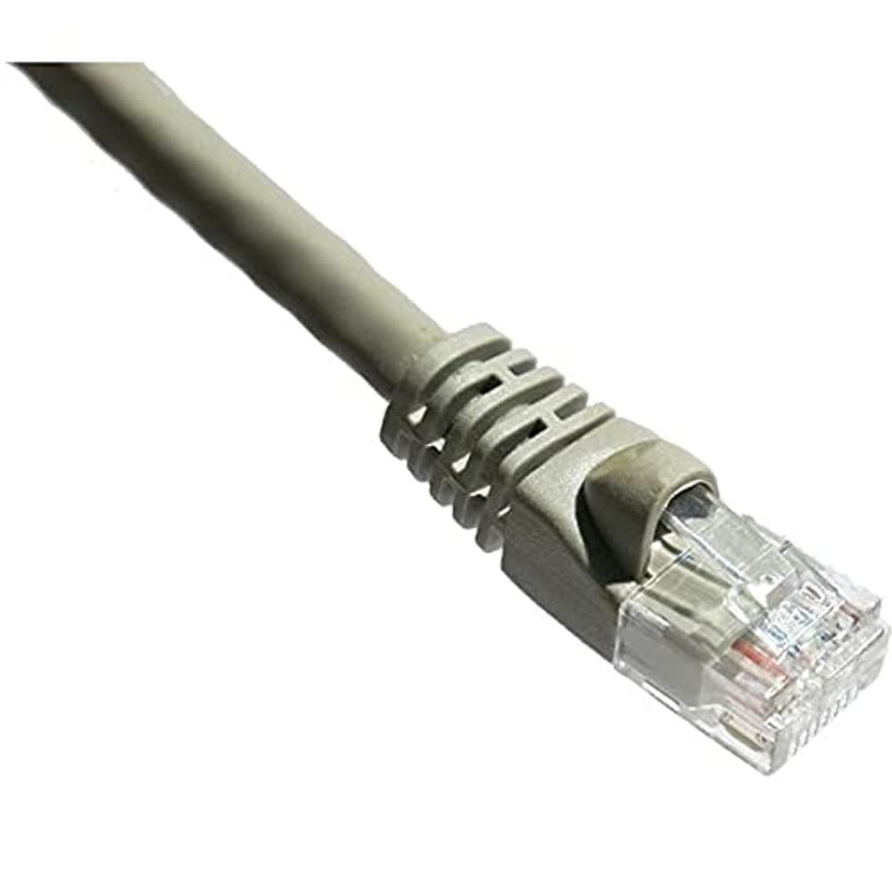 Axiom Memory SOLUTIONLC 10FT CAT6A 650MHZ S/FTP Shielded Patch Cable Molded Boot (Gray)