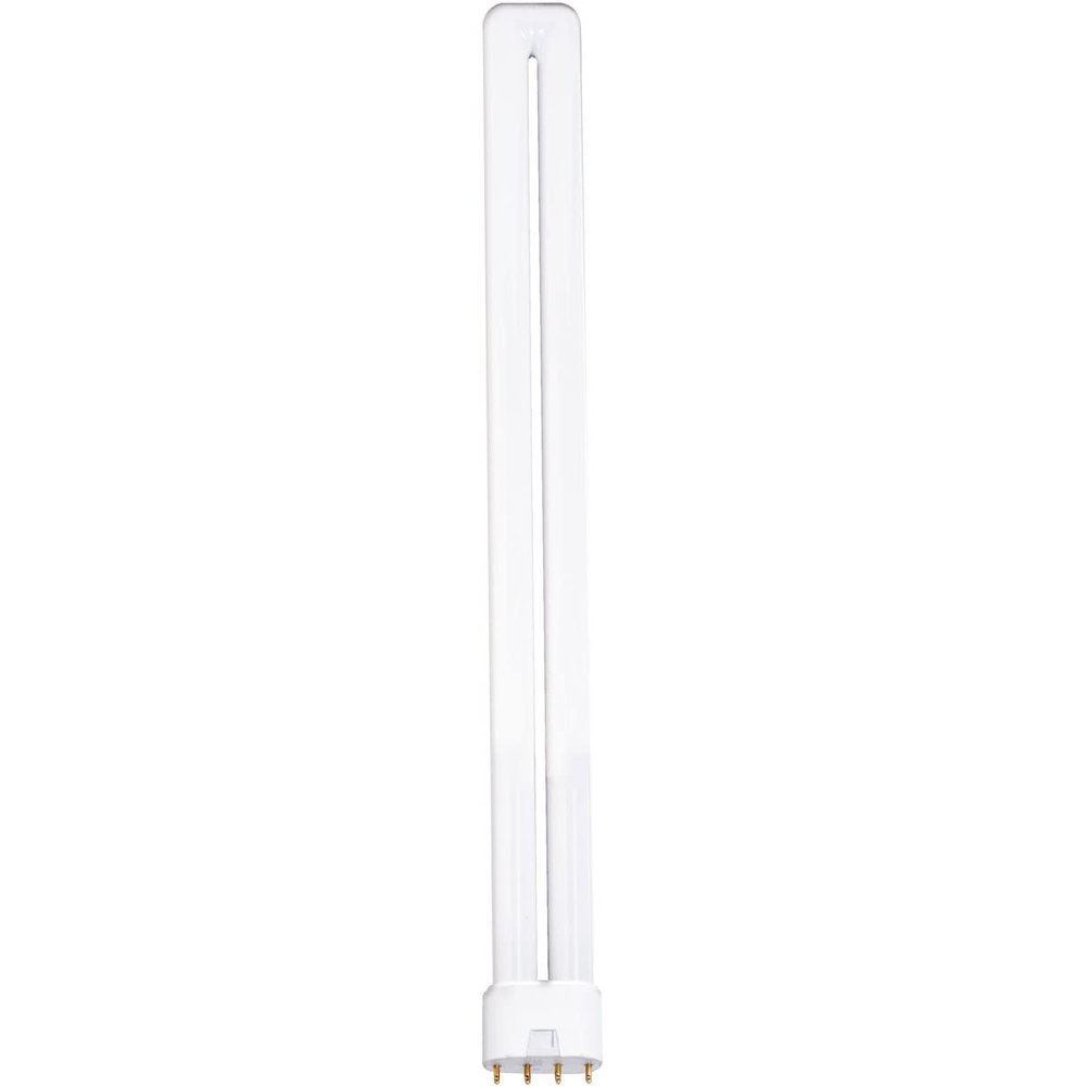 SATCO S8663 PL Compact Fluorescent Light Bulb; 36 Watt 120 Volt; 3000K; 2800 Lumen; 82 CRI; 2G11 4 Pin Base; CA Compliant (5 CFL Light Bulbs)