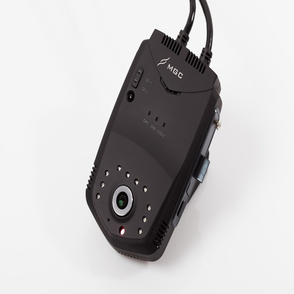 MGC MDR-5000 Commercial-Grade 2-Channel HD Camera with,Hardwire Kit, Event/Loop Recording, G-Sensor and 64 GB SD Card